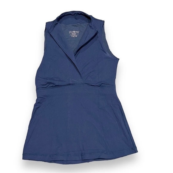 LULULEMON yoga sleeveless top navy blue size 6 - Picture 4 of 6